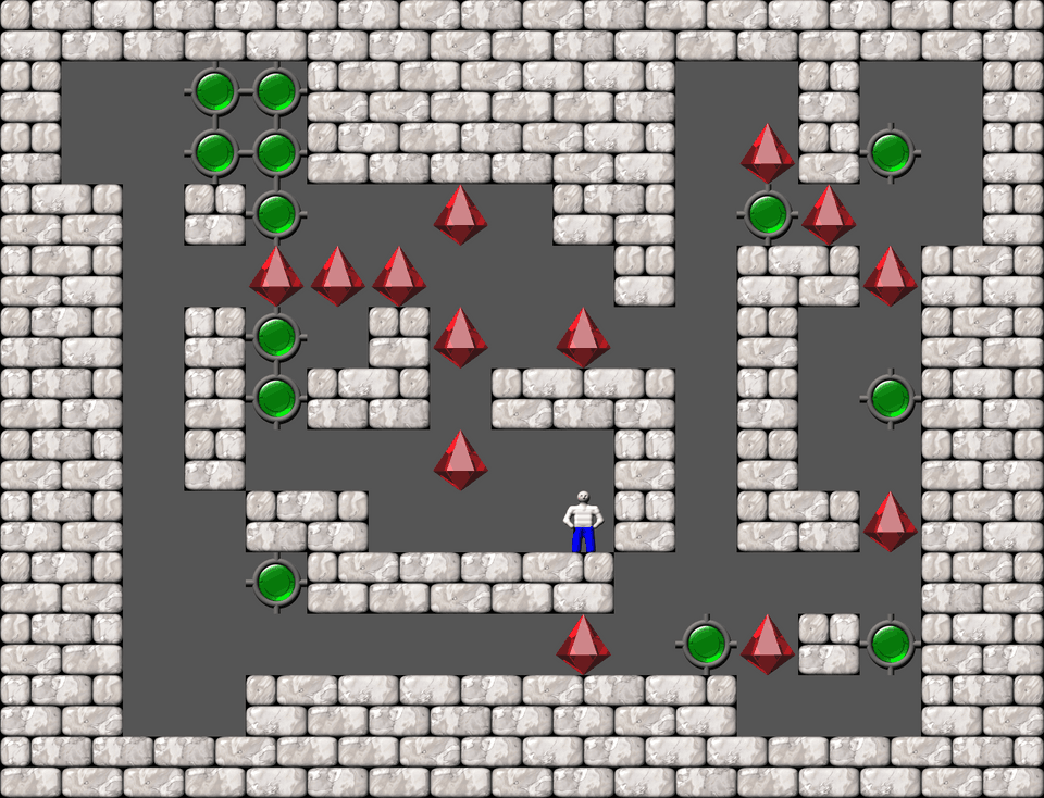 Sokoban Bugs550 collection level 467